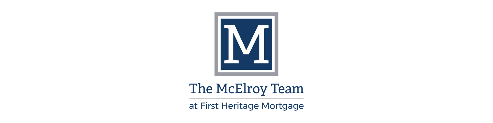 Logotipo del Equipo de McElroy de First Heritage Mortgage